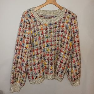 Marc New York Women's Tinsel Tweed Sweater